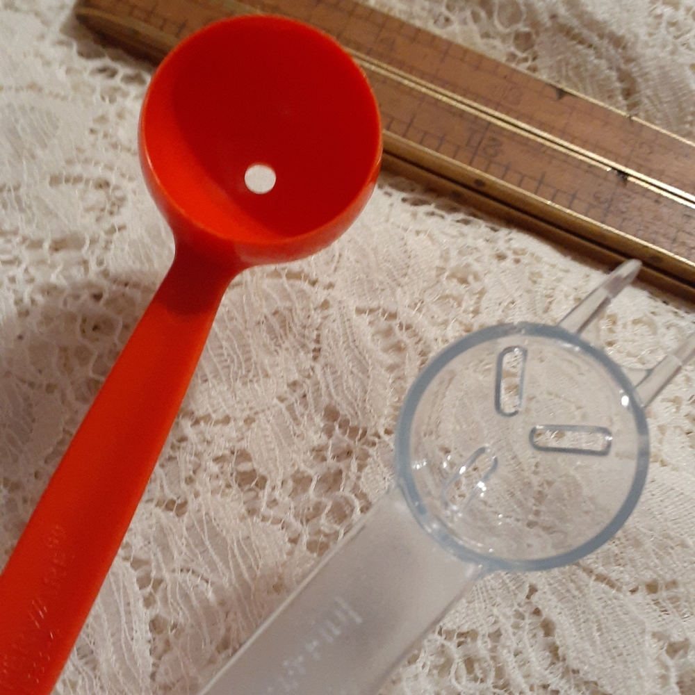Vintage Tupperware Olive Spoon Fork, Melon Baller - Picture 3 of 9